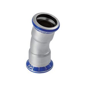 Bochtkoppeling 15° MAPRESS RVS 42x42mm