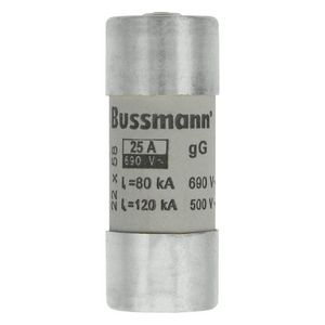 Zekering laagspanning 25A AC 690V 22x58 gL/gG met sl VVE=10