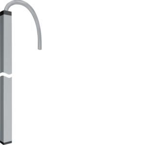 Flexzuil enkel ecoline 80mm DAF slang 2m l=2m geEloxeerd