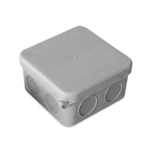 Kabeldoos 80x80x45,5 IP65 F80 grijs membr