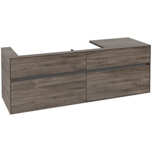 Wastafelonderkast Collaro 1600x548x500mm Stone Oak C02900RK