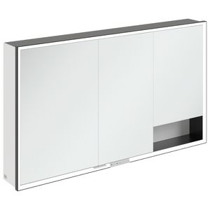 Opbouw Spiegelkast My View+ 1300x750x168mm Pure White