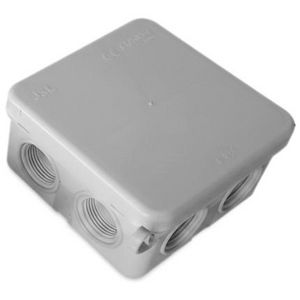 Kabeldoos 81x81x45,5 IP65 F80S gr membr + M20 invoer