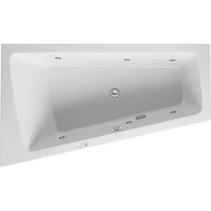 Whirlbad Paiova 1700x1000mm wit hoek L,inbouw,SYSTEME JET