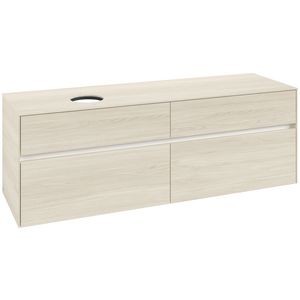 Wastafelonderkast Collaro 1600x548x500mm White Oak C05000AA