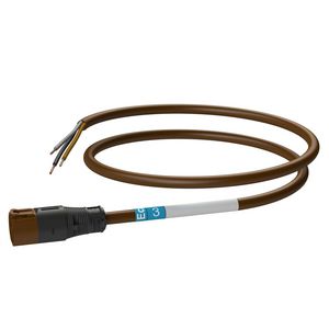 Patchkabel Male-open 3m 3x1,5 bruin Eca VVE=10