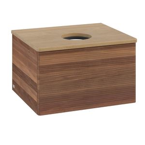 Wastafelonderkast Antao 600x360x500mm Warm Walnut K29111HM