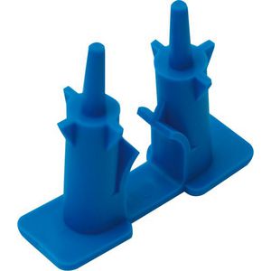 Gietbouwzadel tbv 19mm buis met dubbele pen VVE=100