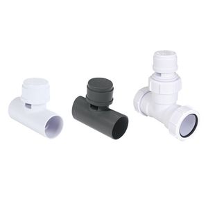 Binnenhuisbeluchter Ventapipe-15 met T-stuk verlijmb. 32mm ABS wit McAlpine