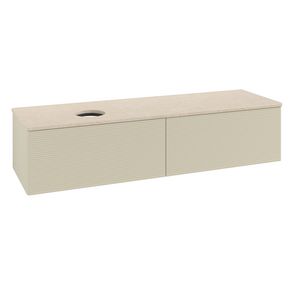 Wastafelonderkast Antao 1600x360x500mm S.Grey Matt Lacquer K37113HJ