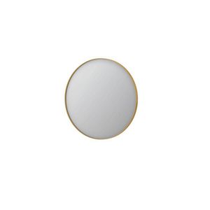 Spiegel SP15 rond verzonken in alu kader Ø800mm mat goud