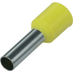 Doos a 100st. Adereindhuls enkel geel 6mm²/12