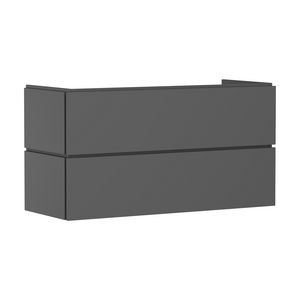 Badmeubel Xilesa E 1180/470+2 lades PushOpen wastafel Slate Matt Grey