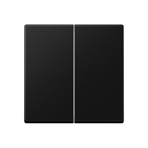 Wip zwart mat v.KNX F10 taster 2voudig A500