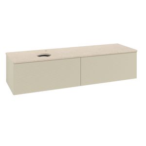 Wastafelonderkast Antao 1600x360x500mm S.Grey Matt Lacquer K37153HJ