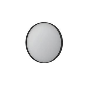 Spiegel PROLINE ROUND FRAMED mat zwart kader Ø40cm