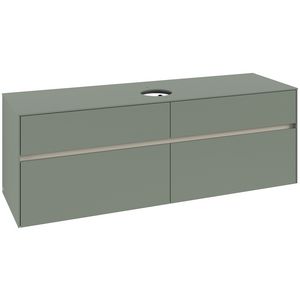 Wastafelonderkast Collaro 1600x548x500mm Soft Green C049B0AF