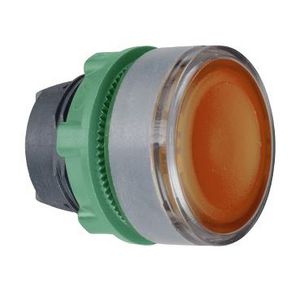 orange flush illum pushbutton head for integRALLED cp grey