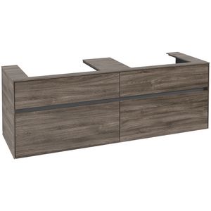 Wastafelonderkast Collaro 1600x548x500mm Stone Oak C02400RK