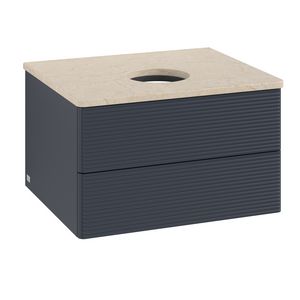 Wastafelonderkast Antao 600x360x500mm Mid.Blue Matt Lacquer K18113HG