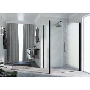 Draaideur Y2GFL 1070-1110x2000mm zwart aqua