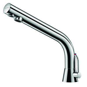 Wastafel mengkraan M3/8" H.170mm op batterijen 6V