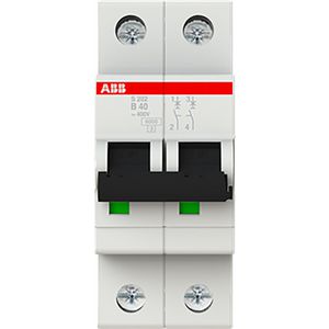 Installatieautomaat 6kA 2-polig B-karakteristiek 40A