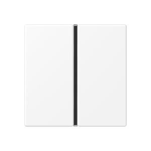 Tastafdekking F40 A/AS 1-voudig matwit KNX/eNet