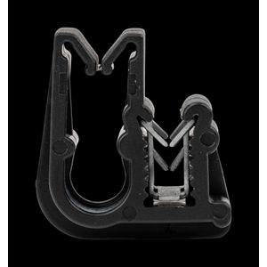 Kabelclip zonder bundelband voor 2 kabels van 6 mm VVE=100