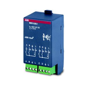 Binaire ingangsmodule KNX 4-voudig potentiaalvr 230V AC/DC