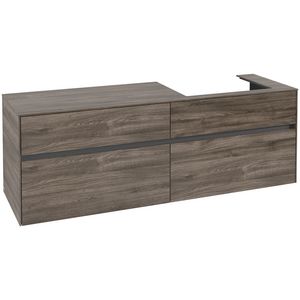 Wastafelonderkast Collaro 1600x548x500mm Stone Oak C02300RK