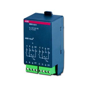 Binaire ingangsmodule KNX 4-voudig 12/24V AC/DC