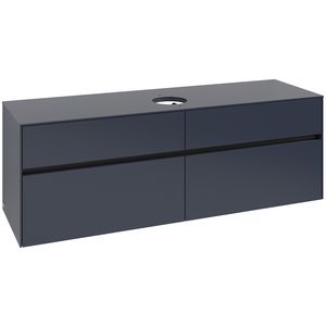 Wastafelonderkast Collaro 1600x548x500mm Marine Blue C04900VQ