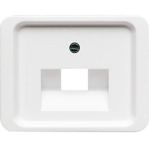 Centraalplaat afd v datadoos 1 x RJ45 a-albast