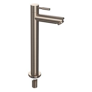Fonteinkraan INK staand hoog model 1/2" sprong 95mm brushed nickel