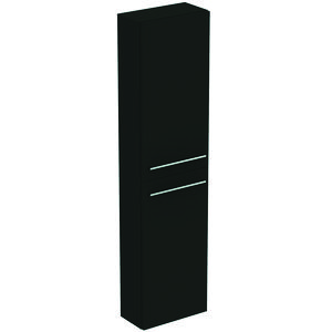 Kolomkast hoog LIFE-S 160x40cm 2x deur mat carbon donkergrijs