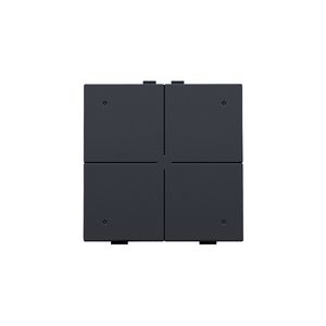 4-voudig drukknop leds/comfortsens. HomeControl anthracite
