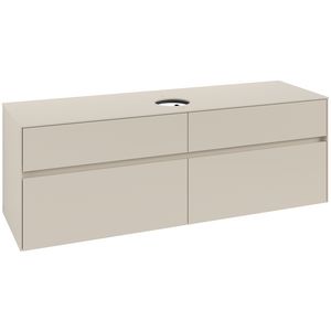 Wastafelonderkast Collaro 1600x548x500mm Cashmere Grey C04900VN