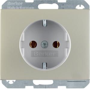 Wandcontactdoos RA schroef berker K.1/K.5 edelstaal