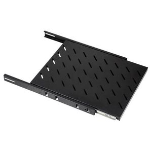 Plank uittrekbaar D350mm 1HU 600D kast geperforeerd