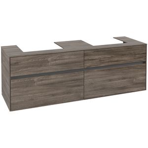Wastafelonderkast Collaro 1600x548x500mm Stone Oak C02100RK