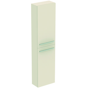 Kolomkast hoog LIFE-S 160x40cm 2x deur mat zand beige
