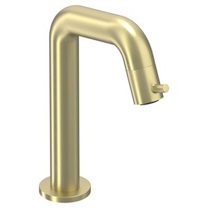 Fonteinkraan BOND contour staand S-size sprong 115mm geborsteld mat goud