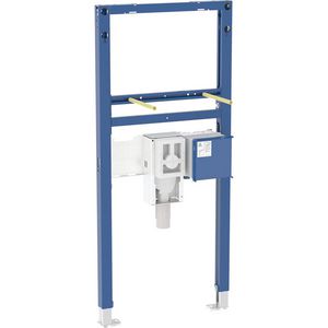 Duofix wastafel element 112cm elektronische staande kraan met inbouw-functiebox met inbouwsifon