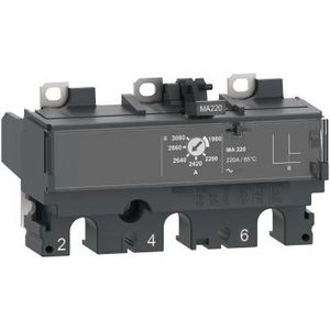 Trip unit NSX100 AC 3P3D - 6.3A MA ComPact
