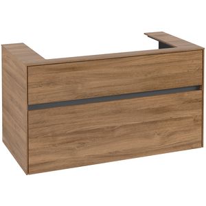 Wastafelonderkast Collaro 1000x548x500mm Oak Kansas C02000RH