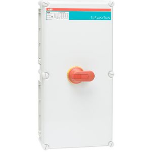 Lastscheider 3P+1M/1V 200A flens II kunststof kast IP65 rode