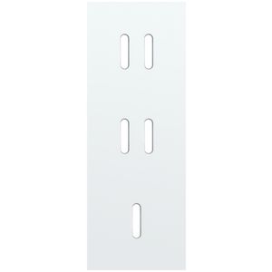 Afdekplaat 3-voud vertic. 71mm centerafst 154-56954