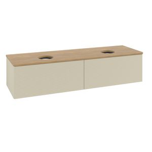 Wastafelonderkast Antao 1600x360x500mm S.Grey Matt Lacquer K39111HJ