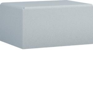 Eindplaat voor goot 30x45mm LFS verkeerswit